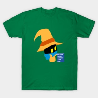 Thinking Black mage T-Shirt